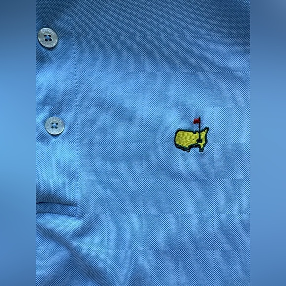 Brand New | Masters Clubhouse Collection Polo Made in Italy Sky Blue Augusta | M - Picture 6 of 16